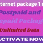 STC internet package 1 month